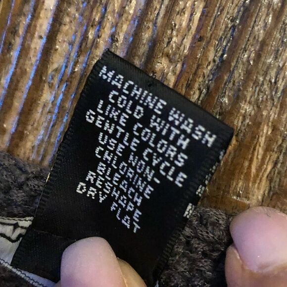 Marina Luna S Gray Cotton Knit Sequin Embellished Beading Sleeveless Casual Top - Picture 7 of 7